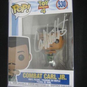 Carl Weathers signed Funko Pop! Vinyl: Pixar - Combat Carl Jr. #530 w/COA